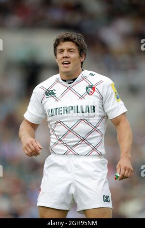 Anthony Allen von Leicester Tigers während des Vorsaison-Freundschaftsspiel zwischen Leicester Tigers und Ulster im Welford Road Stadium in Leicester am 31. August 2013. Stockfoto