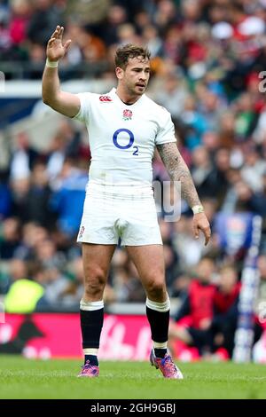 Englands Danny Cipriani (Sale Sharks) - Rugby Union - England XV / Barbaren - Twickenham Stadium - London - 31052015 Stockfoto