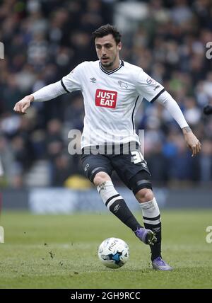 George Thorne von Derby während des Skybet Championship-Spiels im iPro Stadium. Bildnachweis sollte lauten: Philip Oldham/Sportimage via PA Images Stockfoto