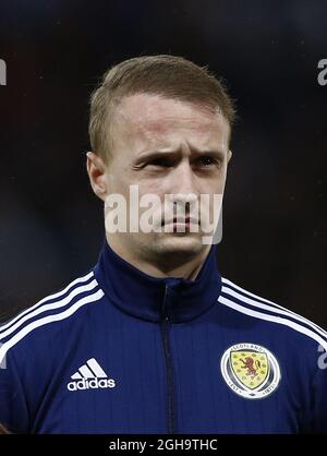 Leigh Griffiths aus Schottland beim Vauxhall International Challenge Match im Hampden Park Stadium. Bildnachweis sollte lauten: Simon Bellis/Sportimage via PA Images Stockfoto