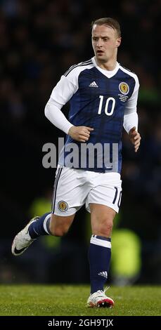 Leigh Griffiths aus Schottland beim Vauxhall International Challenge Match im Hampden Park Stadium. Bildnachweis sollte lauten: Simon Bellis/Sportimage via PA Images Stockfoto