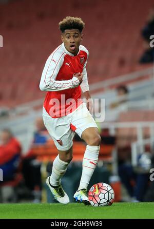 Reiss Nelson von Arsenal in Aktion beim Halbfinale des FA Youth Cup Second Leg im Emirates Stadium. Bildnachweis sollte lauten: David Klein/Sportimage via PA Images Stockfoto