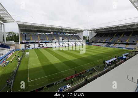 England's Wales' während des Spiels der UEFA-Europameisterschaft 2016 im Stade Felix Bollaert-Delelis, Lens. Bilddatum 16. Juni 2016 Pic David Klein/Sportimage Stockfoto