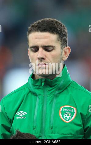 Robbie Brady, Irlands Republik, während des Spiels der UEFA-Europameisterschaft 2016 im Stade Pierre-Mauroy, Lille, in Aktion. Bilddatum 22. Juni 2016 Pic David Klein/Sportimage via PA Images Stockfoto