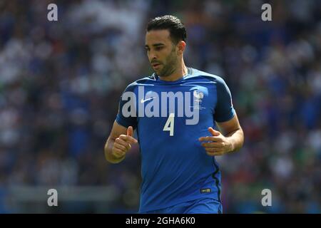 Adil Rami aus Frankreich während des Spiels der UEFA-Europameisterschaft 2016 im Stade de Lyon, Lyon. Bilddatum 26. Juni 2016 Pic Phil Oldham/Sportimage via PA Images Stockfoto