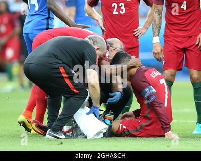 Während des UEFA European Championship 2016-Finalsspiel im Stade de France, Paris. Bilddatum 10. Juli 2016 Pic David Klein/Sportimage via PA Images Stockfoto