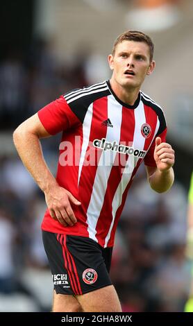 Jack OÕConnell von Sheffield Utd während der Vorsaison freundlich im Blundell Park Stadium, Grimsby. Bilddatum: 23. Juli 2016. PIC Simon Bellis/Sportimage über PA Images Stockfoto