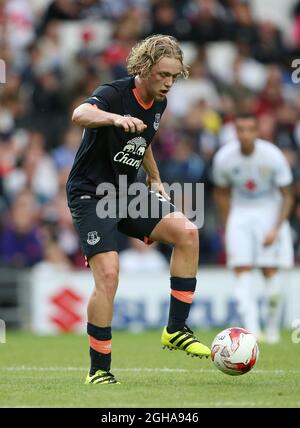 Evertons Tom Davies in Aktion während des Vorsaison Freundschaftsspiel im Stadium MK , Milton Keynes. Bilddatum 26. Juli 2016 Pic David Klein/Sportimage via PA Images Stockfoto