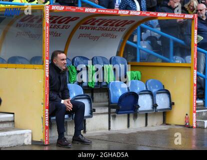 Carlos Carvalhal Manager von Sheffield am Mittwoch während des Meisterschaftsspiels im John Smith's Stadium, Huddersfield. Bilddatum: 16. Oktober 2016. PIC Simon Bellis/Sportimage über PA Images Stockfoto