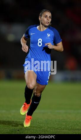 Jessica Housra aus Frankreich beim Freundschaftsspiel der Frauen International im Keepmoat Stadium, Doncaster. Bilddatum: 21. Oktober 2016. PIC Simon Bellis/Sportimage über PA Images Stockfoto