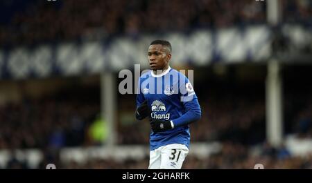 Ademola Lookman von Everton während des Spiels der englischen Premier League im Goodison Park, Liverpool. Bilddatum: 25. Februar 2017. Bildnachweis sollte lauten: Lynne Cameron/Sportimage via PA Images Stockfoto