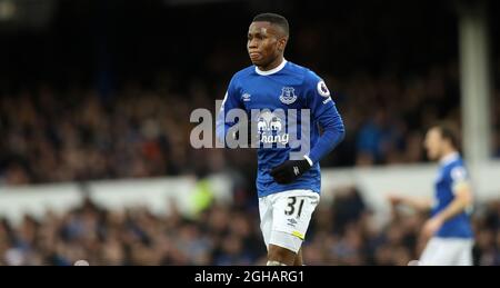 Ademola Lookman von Everton während des Spiels der englischen Premier League im Goodison Park, Liverpool. Bilddatum: 25. Februar 2017. Bildnachweis sollte lauten: Lynne Cameron/Sportimage via PA Images Stockfoto