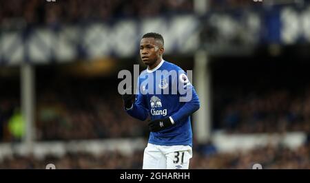 Ademola Lookman von Everton während des Spiels der englischen Premier League im Goodison Park, Liverpool. Bilddatum: 25. Februar 2017. Bildnachweis sollte lauten: Lynne Cameron/Sportimage via PA Images Stockfoto