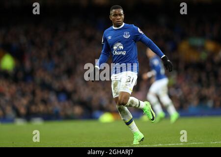Ademola Lookman von Everton während des Spiels der englischen Premier League im Goodison Park, Liverpool. Bilddatum: 25. Februar 2017. Bildnachweis sollte lauten: Lynne Cameron/Sportimage via PA Images Stockfoto