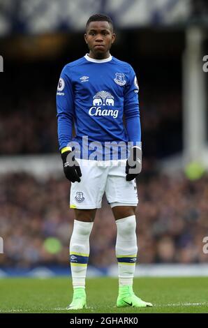 Ademola Lookman von Everton während des Spiels der englischen Premier League im Goodison Park, Liverpool. Bilddatum: 25. Februar 2017. Bildnachweis sollte lauten: Lynne Cameron/Sportimage via PA Images Stockfoto