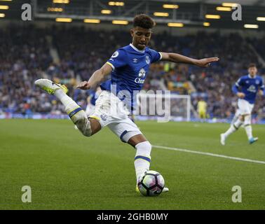 Mason Holgate von Everton in Aktion während des Spiels der englischen Premier League im Goodison Park Stadium, Liverpool. Bilddatum: 9. April 2017. PIC Credit sollte lauten: Simon Bellis/Sportimage via PA Images Stockfoto