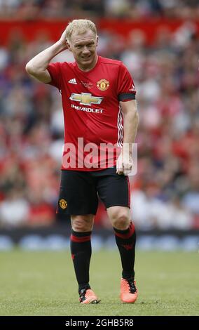 Paul Scholes beim Michael Carrick Testimonial Match im Old Trafford Stadium, Manchester. Bilddatum: 4. Juni 2017. Bildnachweis sollte lauten: Simon Bellis/Sportimage via PA Images Stockfoto