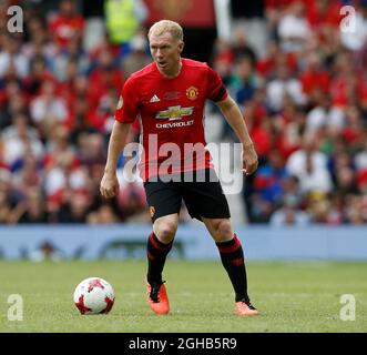 Paul Scholes beim Michael Carrick Testimonial Match im Old Trafford Stadium, Manchester. Bilddatum: 4. Juni 2017. Bildnachweis sollte lauten: Simon Bellis/Sportimage via PA Images Stockfoto