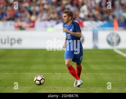 Der Franzose Lucas Digne in Aktion während des Freundschaftsspiel im Stade De France Stadion, Paris Bilddatum 13. Juni 2017. Bildnachweis sollte lauten: David Klein/Sportimage via PA Images Stockfoto