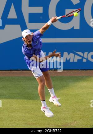 Denis Shapovalov bei den Aegon Championships im Queen's Club, London. Bild Datum 19. Juni 2017. Bildnachweis sollte lauten: David Klein/Sportimage via PA Images Stockfoto