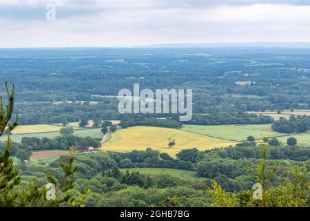 Fantastische Aufnahmen der Landschaft, die mit einer Kamera aufgenommen wurden Stockfoto