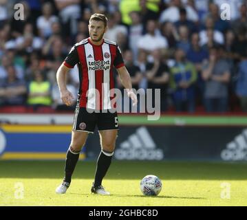 Jack OÕConnell von Sheffield Utd während des Meisterschaftsspiels in der Bramall Lane, Sheffield. Bild Datum 26. August 2017. Bildnachweis sollte lauten: Simon Bellis/Sportimage via PA Images Stockfoto