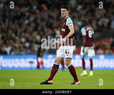 Declan Rark von West Ham in Aktion während des Carabao Cup-Spiels im Wembley Stadium, London. Bild Datum 25. Oktober 2017. Bildnachweis sollte lauten: David Klein/Sportimage via PA Images Stockfoto