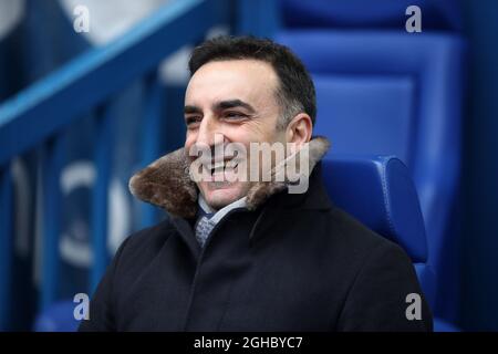 Carlos Carvalhal, Manager von Swansea City, vor dem Spiel der fünften Runde des FA Cup im Hillsborough Stadium, Sheffield. Bild Datum 17. Februar 2018. Bildnachweis sollte lauten: Lynne Cameron/Sportimage via PA Images Stockfoto