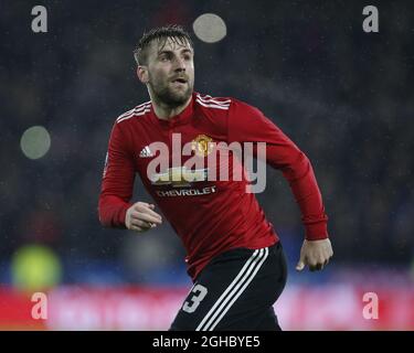 Eric Bailly von Manchester United während des fünften Runde Spiels des FA-Pokals im John Smiths' Stadium, Huddersfield . Bild Datum 17. Februar 2018. Bildnachweis sollte lauten: Simon Bellis/Sportimage via PA Images Stockfoto