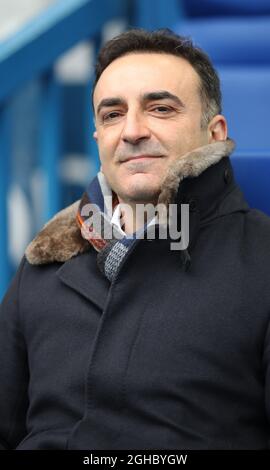 Carlos Carvalhal, Manager von Swansea City, während des Spiels der fünften Runde des FA Cup im Hilsborough Stadium, Sheffield. Bild Datum 17. Februar 2018. Bildnachweis sollte lauten: Lynne Cameron/Sportimage via PA Images Stockfoto