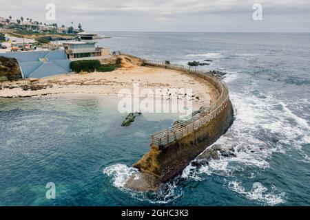 Kinderbecken in La Jolla, Kalifornien Stockfoto