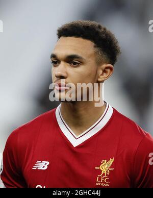 Liverpools Trent Alexander-Arnold beim Champions League Quarter Final 2nd Leg Match im Etihad Stadium, Manchester. Bilddatum: 10. April 2018. Bildnachweis sollte lauten: David Klein/Sportimage via PA Images Stockfoto