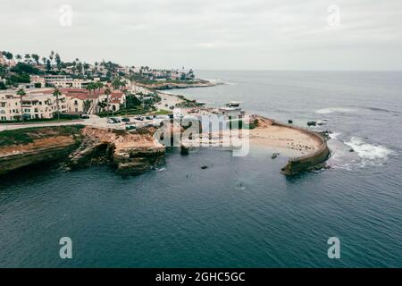 Kinderbecken in La Jolla, Kalifornien Stockfoto