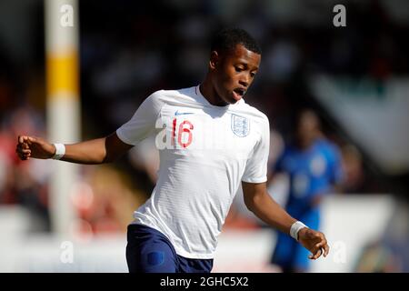 Rayhaan Tulloch aus England beim Gruppenspiel im Bank's Stadium, Walsall. Bild Datum 7. Mai 2018. Bildnachweis sollte lauten: Malcolm Couzens/Sportimage via PA Images Stockfoto