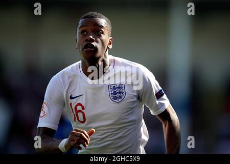 Rayhaan Tulloch aus England beim Gruppenspiel im Bank's Stadium, Walsall. Bild Datum 7. Mai 2018. Bildnachweis sollte lauten: Malcolm Couzens/Sportimage via PA Images Stockfoto