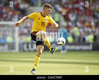 Belgien während der FIFA Fußball-Weltmeisterschaft 2018 im Spartak-Stadion in Moskau. Bild Datum 23. Juni 2018. Bildnachweis sollte lauten: David Klein/Sportimage via PA Images Stockfoto