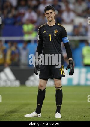 Der belgische Thibaut Courtois ist während des Spiels der Gruppe G der FIFA-Weltmeisterschaft 2018 im Stadion von Königsberg in Königsberg in Aktion. Bilddatum 28. Juni 2018. Bildnachweis sollte lauten: David Klein/Sportimage via PA Images Stockfoto