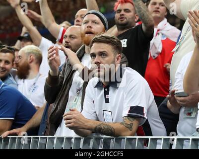 Während des Halbfinalmatches der FIFA-Weltmeisterschaft 2018 im Luschniki-Stadion in Moskau. Bild Datum 11. Juli 2018. Bildnachweis sollte lauten: David Klein/Sportimage via PA Images Stockfoto