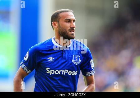 Everton's Cenk Tosun während des Spiels der Premier League im Goodison Park Stadium, Liverpool. Bild Datum 18. August 2018. Bildnachweis sollte lauten: Matt McNulty/Sportimage via PA Images Stockfoto