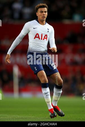 Tottenham Hotspur's DELE Alli während des Spiels der Premier League im Old Trafford Stadium, Manchester. Bild Datum 27. August 2018. Bildnachweis sollte lauten: Matt McNulty/Sportimage via PA Images Stockfoto