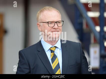 Alex McLeish Manager von Schottland während des Internationalen Freundschaftsspiel im Hampden Park, Glasgow. Bild Datum 7. September 2018. Bildnachweis sollte lauten: Richard Lee/Sportimage via PA Images Stockfoto