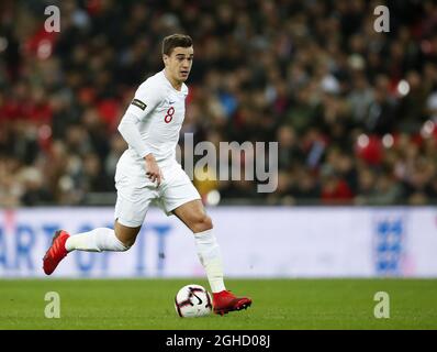 Der englische Harry Winks beim Freundschaftsspiel im Wembley Stadium in London. Bilddatum: 15. November 2018. Bildnachweis sollte lauten: David Klein/Sportimage via PA Images Stockfoto