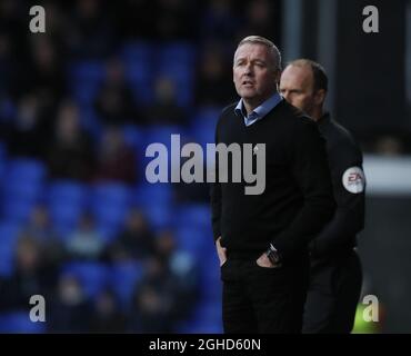 Paul Lambert Manager von Ipswich Town beim Sky Bet Championship-Spiel im Portman Road Stadium, Ipswich. Bilddatum: 22. Dezember 2018. Bildnachweis sollte lauten: Simon Bellis/Sportimage via PA Images Stockfoto