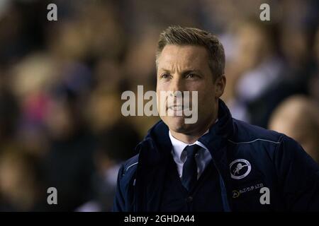 Millwall-Manager Neil Harris während des vierten Spiels des FA Cup in Den, London. Bilddatum: 26. Januar 2019. Bildnachweis sollte lauten: Craig Mercer/Sportimage via PA Images Stockfoto