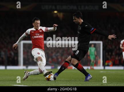 Während der UEFA Europa League-Runde des Second-Leg-Spiels 16 im Emirates Stadium, London. Bilddatum: 14. März 2019. Bildnachweis sollte lauten: Darren Staples/Sportimage via PA Images Stockfoto