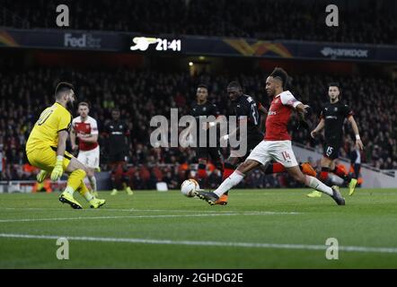 Während der UEFA Europa League-Runde des Second-Leg-Spiels 16 im Emirates Stadium, London. Bilddatum: 14. März 2019. Bildnachweis sollte lauten: Darren Staples/Sportimage via PA Images Stockfoto