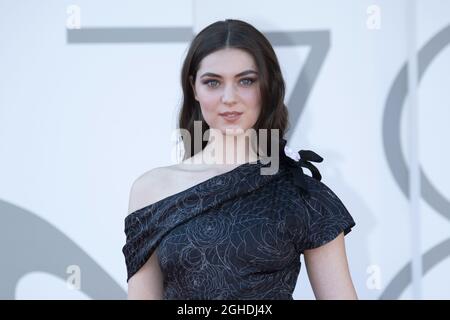 Venedig, Italien. September 2021. Anamaria Vartolomei bei der Premiere von L'Evenement im Rahmen der 78. Internationalen Filmfestspiele von Venedig am 06. September 2021 in Venedig, Italien. Foto von Paolo Cotello Credit: Imagespace/Alamy Live News Stockfoto