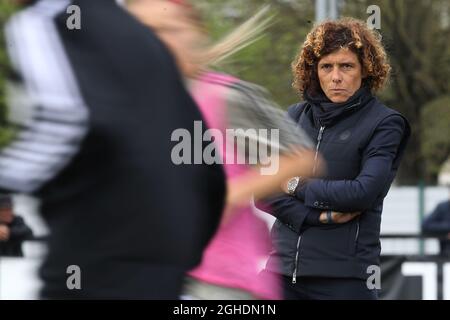 Rita Guarino Managerin von Juventus beim Spiel Serie A Femminile im Juventus Center, Vinovo. Bilddatum: 14. April 2019. Bildnachweis sollte lauten: Jonathan Moscrop/Sportimage via PA Images Stockfoto