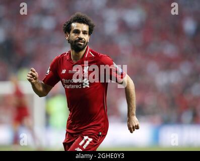 Mohamed Salah aus Liverpool während des UEFA Champions League-Spiels im Wanda Metropolitano Stadium, Madrid. Bilddatum: 1. Juni 2019. Bildnachweis sollte lauten: David Klein/Sportimage via PA Images Stockfoto