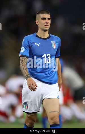 Gianluca Mancini aus Italien während des Spiels der UEFA U-21-Meisterschaft 2019 in Renato Dall'Ara, Bologna. Bilddatum: 19. Juni 2019. Bildnachweis sollte lauten: Jonathan Moscrop/Sportimage via PA Images Stockfoto